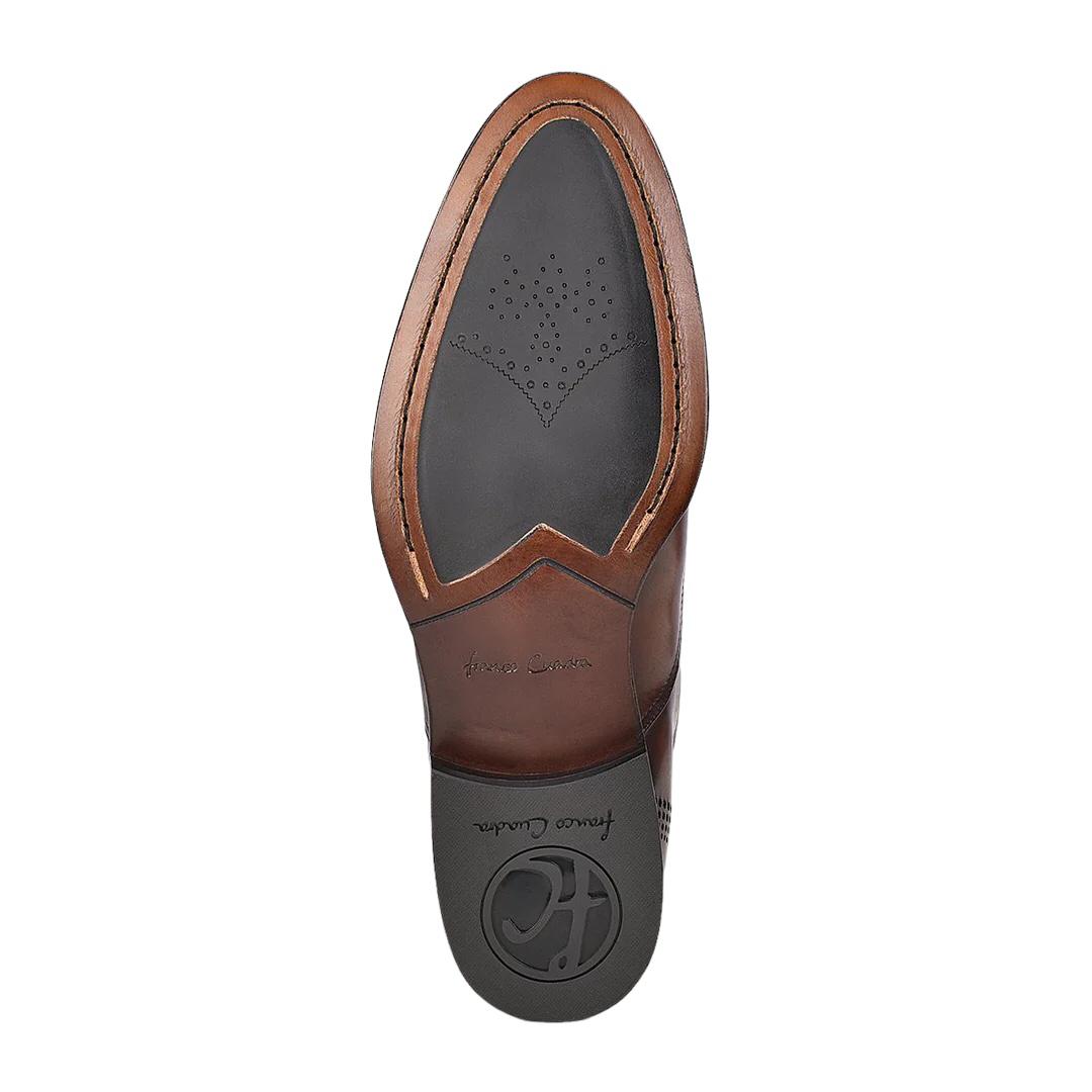 Zapato Monkstrap Franco Cuadra Piel Genuina Para Caballero