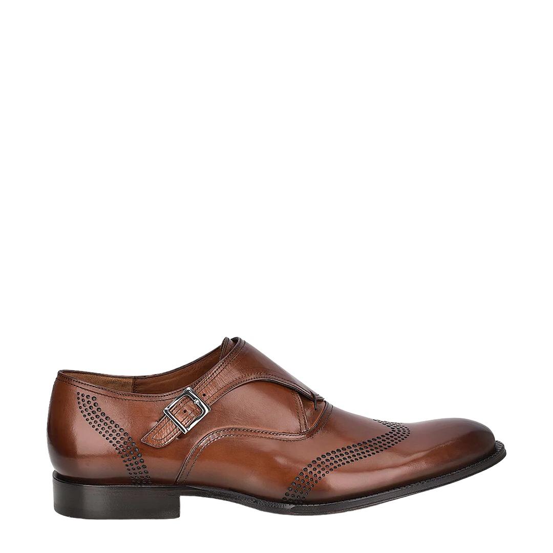 Zapato Monkstrap Franco Cuadra Piel Genuina Para Caballero