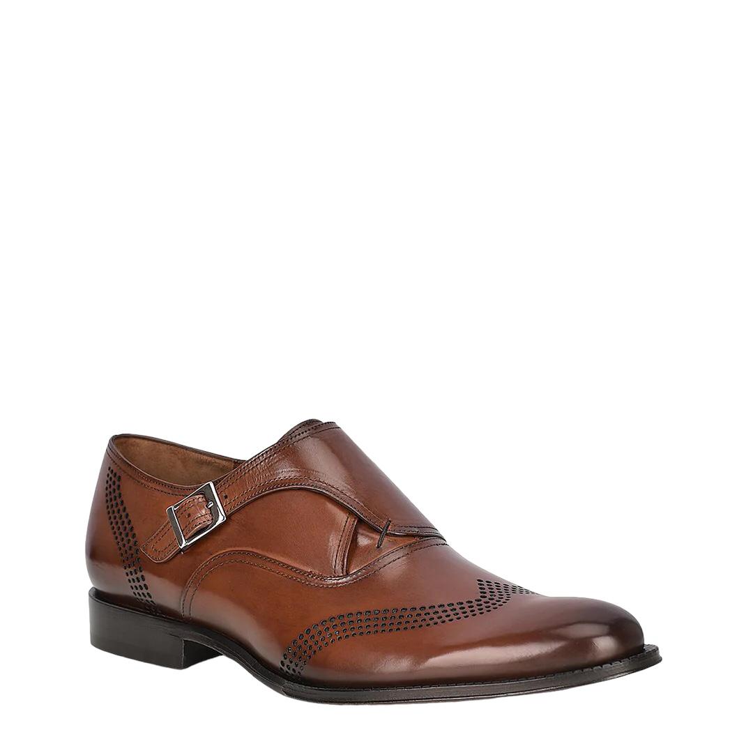 Zapato Monkstrap Franco Cuadra Piel Genuina Para Caballero